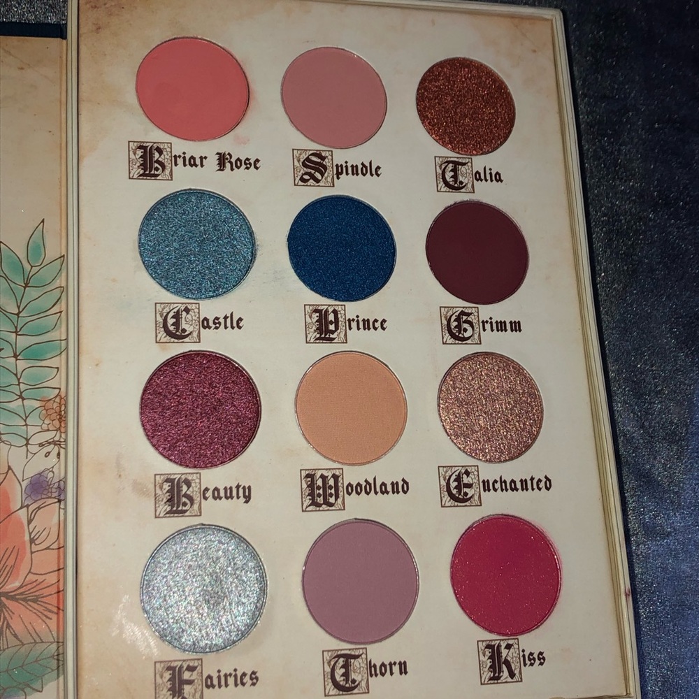 Storybook Cosmetics fairytales little briar rose palette